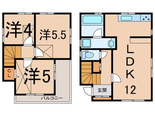 馬場１丁目戸建の物件間取画像